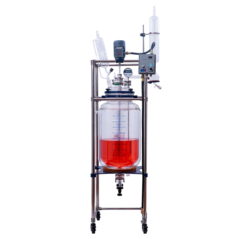 Chemical Double Glass Reactor